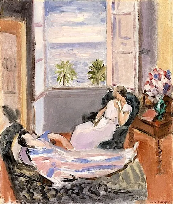 Canvas Painting Wall Art ,Confidence 1922 by Henri Matisse,Free Shipping,High Quality