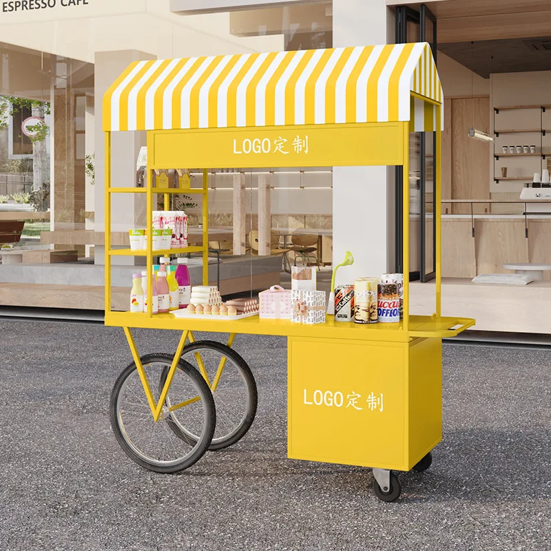 Multi-functional night market small food truck, scenic spot, mobile stall car, playground cart, pedestrian street, promotional