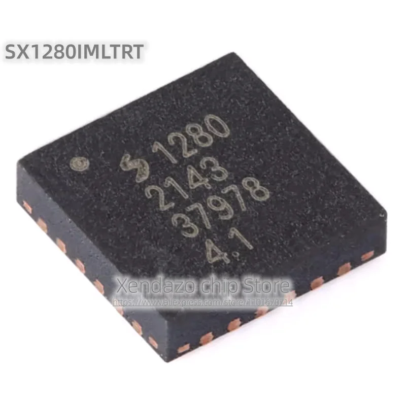 2pcs/lot SX1280IMLTRT SX1280 QFN-24 package Original genuine Remote low-power LoRa 2.4GHz RF transceiver chip