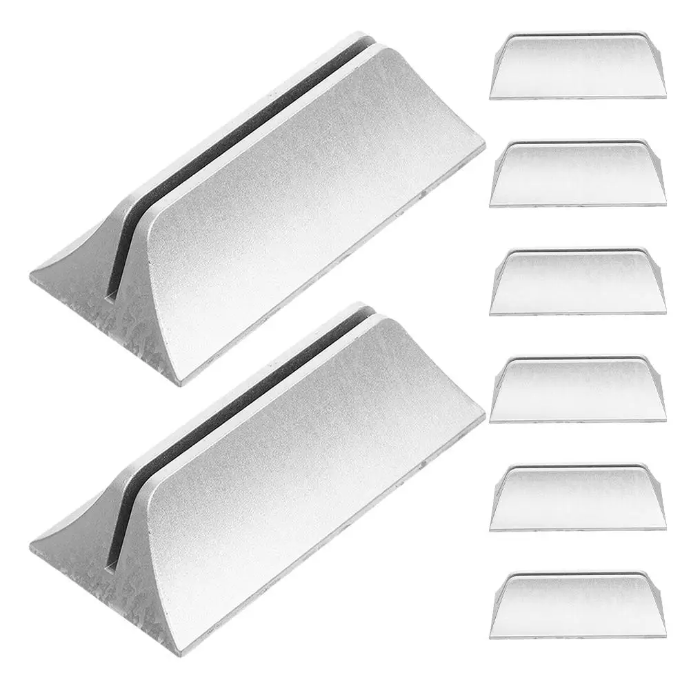 Pince de séparation pour écran de bureau, 8 pièces, pince de séparation pour panneau de séparation de bureau, Support de confidentialité en plastique pour étagère
