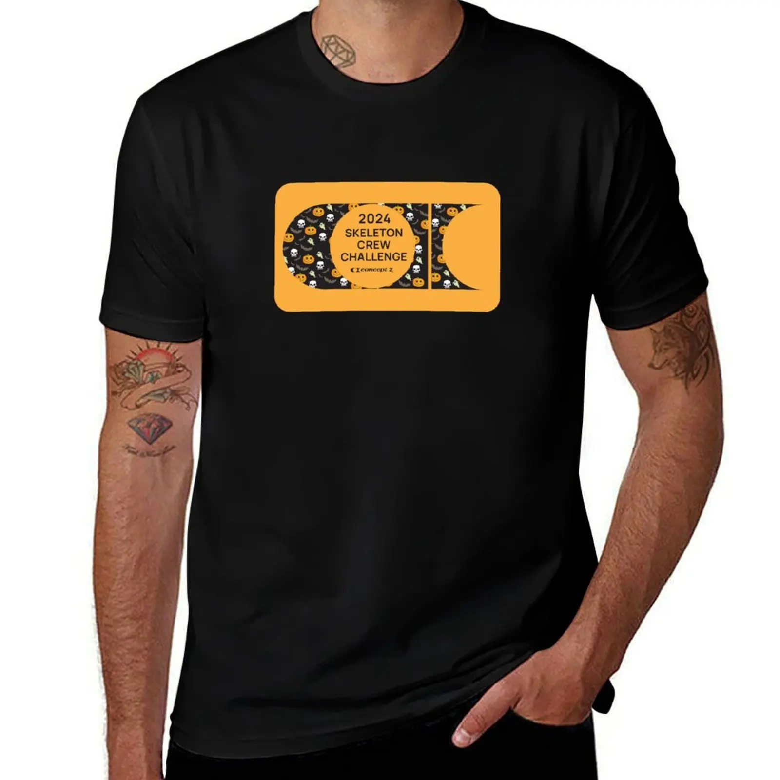 2024 Concept2 Skeleton Crew Challenge T-Shirt t shirts for man cotton soft T-Shirt
