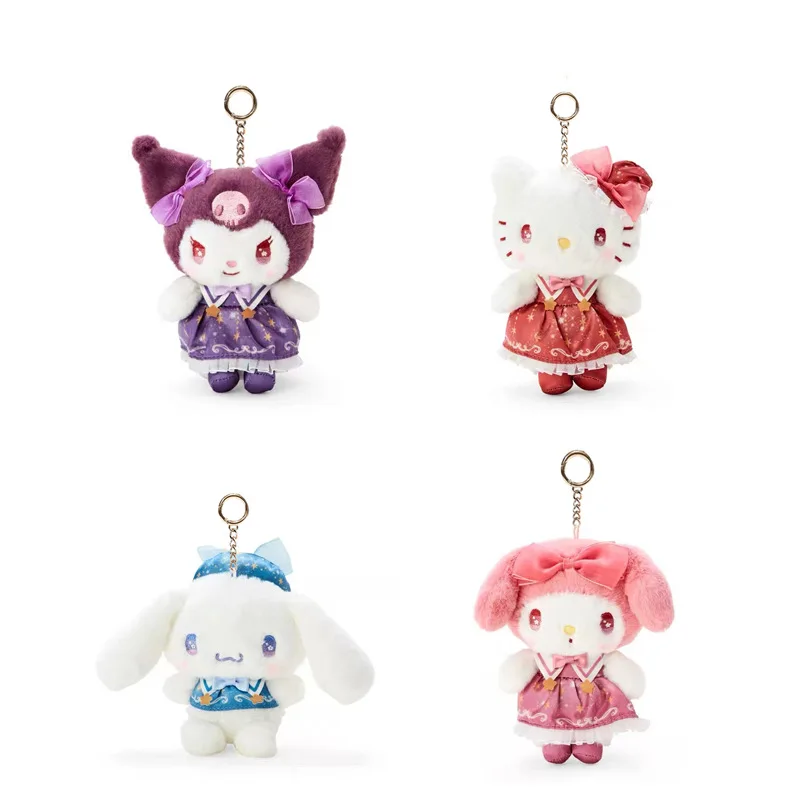 

Japanese New Sanrio Magic Series Hello Kitty Creative Doll Kuromi My Melody Cinnamoroll Plush Toy Keychain Gifts Wholesale