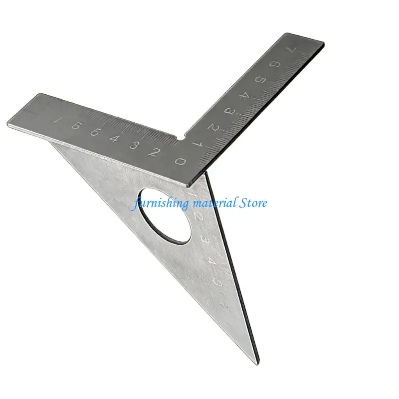 Y5GD Multi Angles Stainless Steel Woodworking Square Ruler, 22.5-90 Degree Protractor,Precisions Miters Triangles Ruler