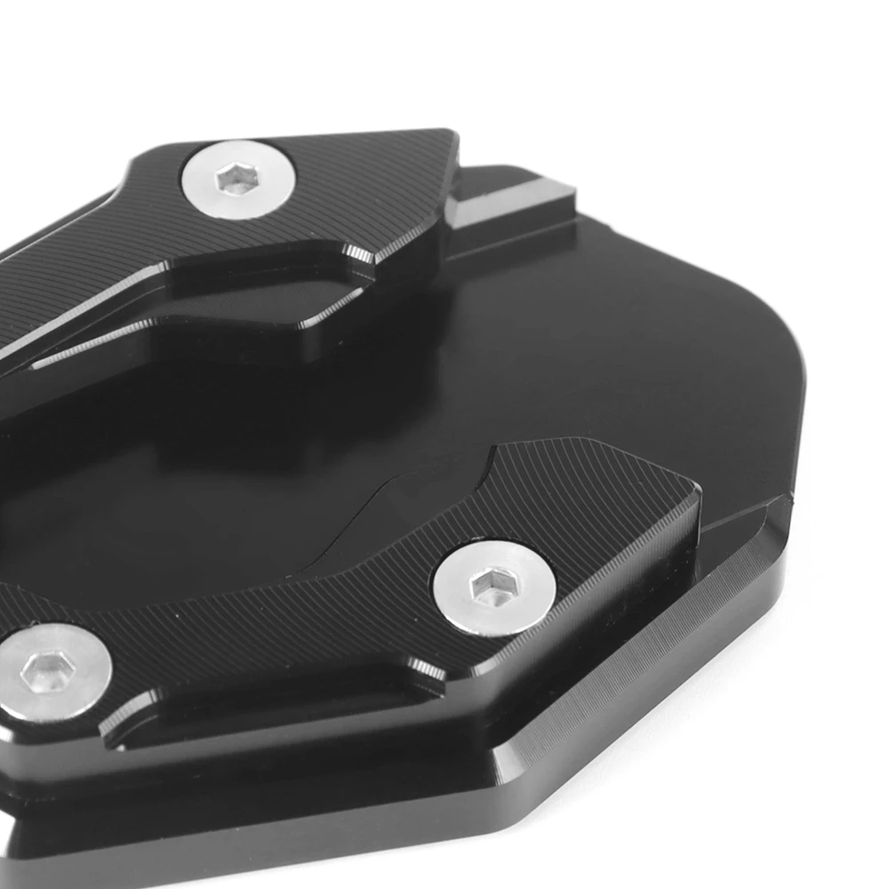 Aluminum Alloy Motorcycle Bike Kickstand Extender Foot Side Stand Extension Foot Pad Support Plate Motorbike Accessory image 6