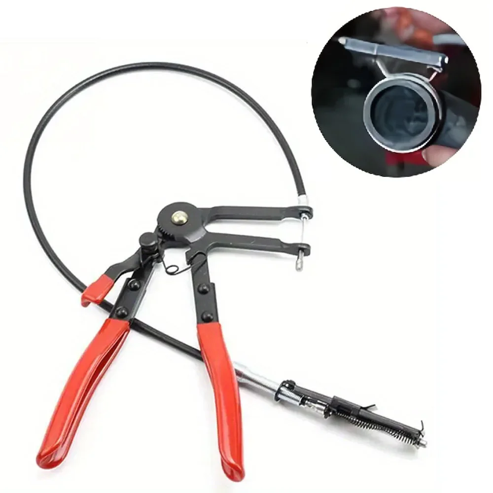 Multitool Hose Clamp Pliers Clamping Pliers Bendable Hose Clamps Cable Type Flex Cable Long Auto Hose Clamps Straight