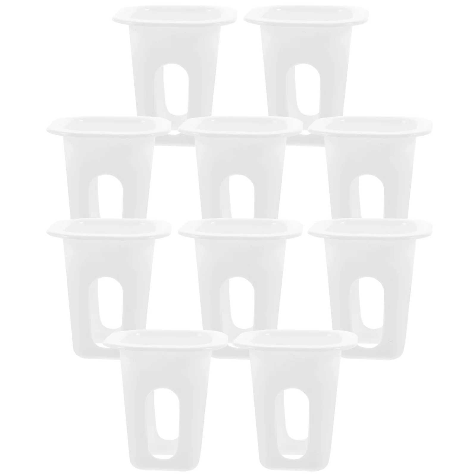 Cestas de plantio hidropônico de plástico pp quadrado, 50 peças para orquídeas, tomates, pimentas, vasos de cultura sem solo, copos de cultivo de vegetais