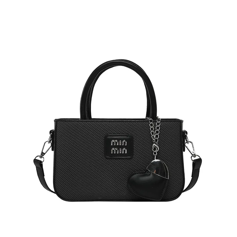 

Street Style！New 2025! Trendy Korean Handheld Square Bag for Women - Letter Design, Elegant & Trendy, Shoulder/Crossbody