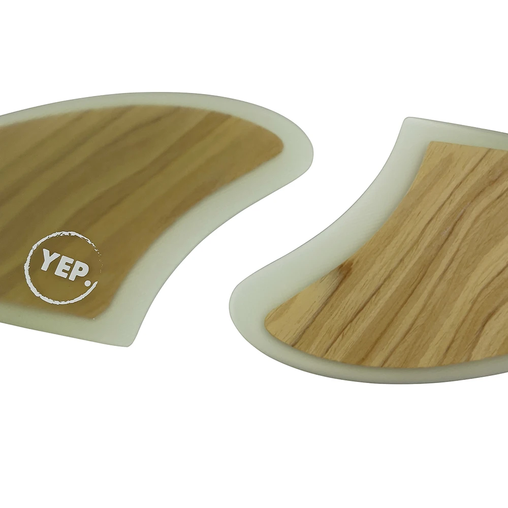 Surfboard Fins For UPSURF FCS Fin Plugs Twin Set Surfing Fins Fiberglass Keels For Short Board Fins Bamboo K2 Fins Quilhas