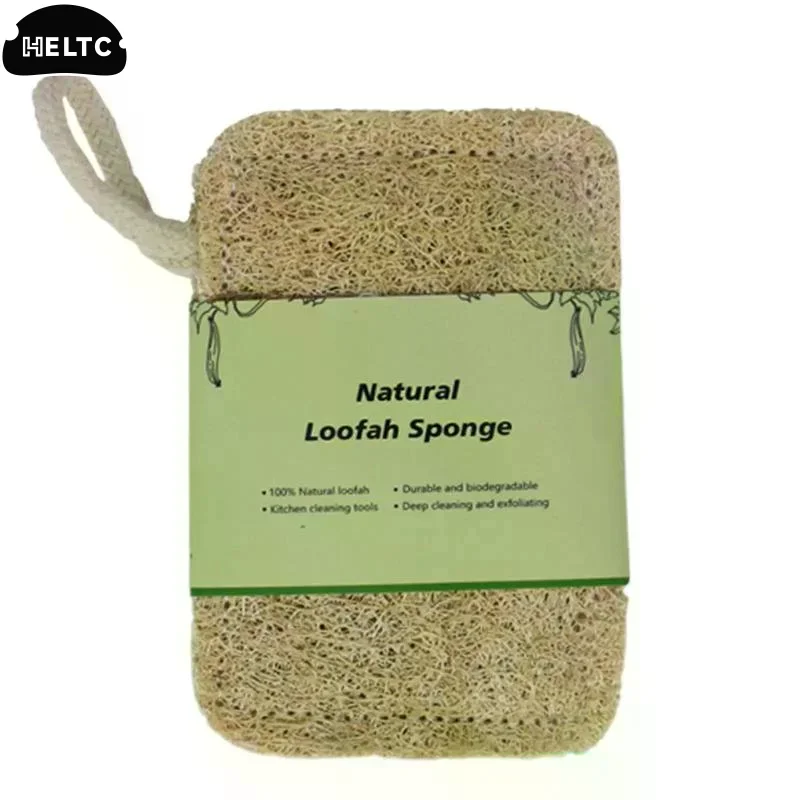 Loofah Dish Sponge Scouring Pad Luffa Dish Towel Washing Cloth Sponge Loofah Scrub Pad Dish Pot Oil Stain Removing Scrubber