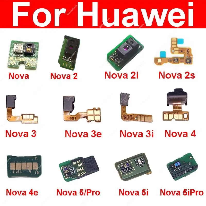 For Huawei Nova Lite 2 2i 2s 3 3i 3e 4 4e 5 5i Pro Plus Light Proximity Sensor Flex Cable Ambient Light Sensor Small Board Flex