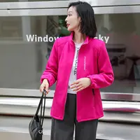 Autumn Winter Polar Fleece Warm Coat Women Sweatshirt Outdoor Sports Casual Zipper Cardigan Jacket Top Slim Teenagers Couple - Image 3