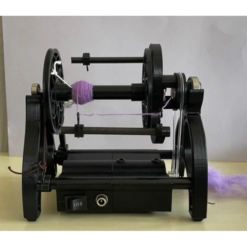 12V Electric Household Mini Spinning Wheel, Wool Spinning Fibre Spinning Wheel
