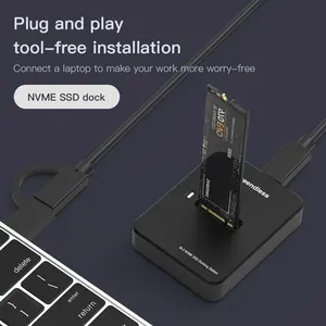 Blueendless Ofis SSD harici sabit disk Muhafaza NVME 10G Okuma Çevrimiçi Yazma Hızı için M. 2 NVME SSD Yerleştirme İstasyonu istasyonun hd'si için en iyi 8 satış - no. 7