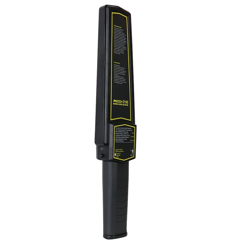 MD-5180AB Handheld Metal Detector Alkaline Battery Powered for Wood Nail Detection in Factory School Mobile Phone And Dagge