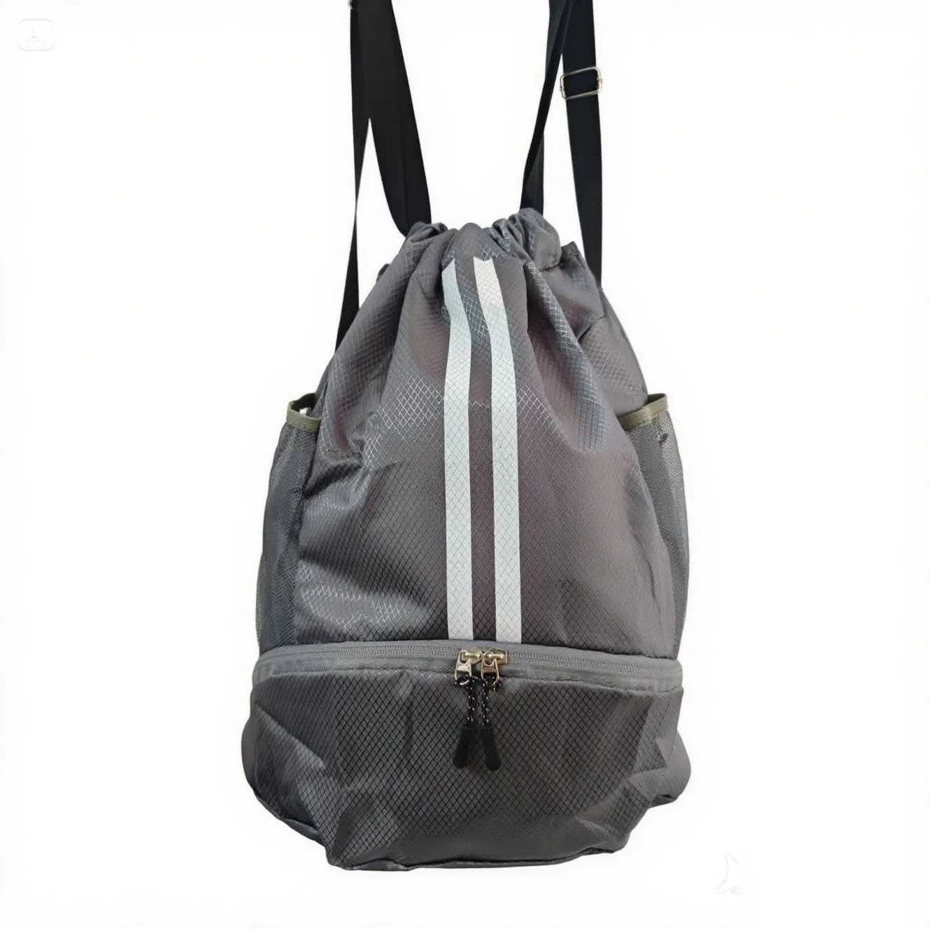 حقيبة ظهر مضادة للماء بحزام أكسفورد برباط للفم وكرة السلة والسباحة الرطبة والجافة والتدريب على اللياقة البدنية للرجال