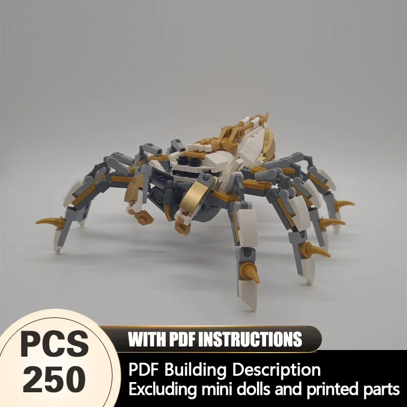 

Creators Animal Series Model MOC Building Bricks Araneae Machina Modular Technology Gifts Holiday Assemble Children Toys Suit