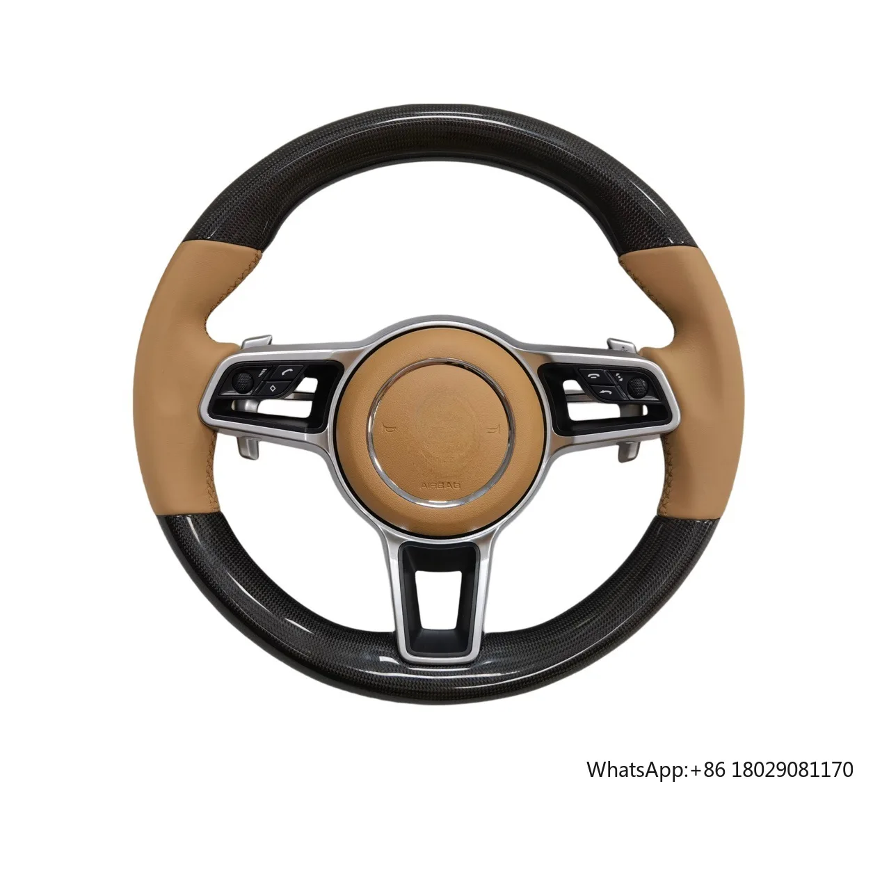 Steering Wheel for Por s che Macan Cayenne Panamera Taycan 718 Cayman 991 992 911 Carrera GT2 GT3 GT3RS GT3 Car Accessories