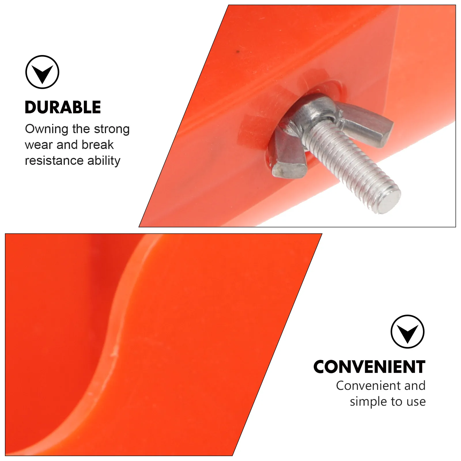 

4-Compartment Plastic Pig Feeding Trough Resistant Pig Feeder Farm Supply Livestock Feeding Manger Easy Clean