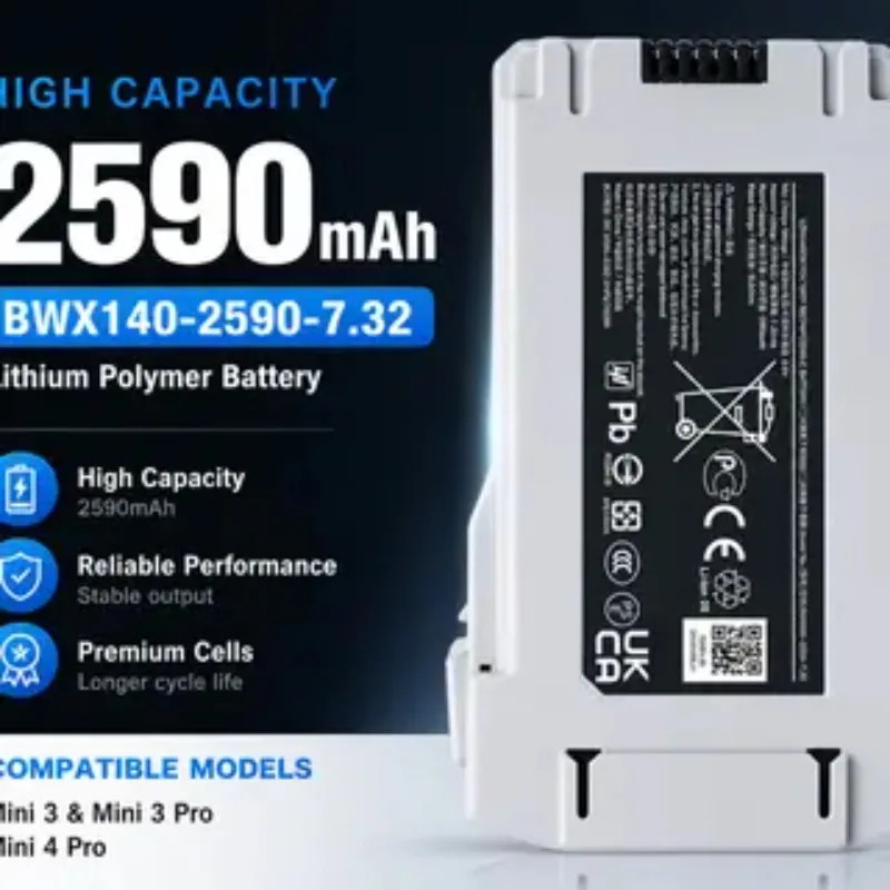 High Quality 2590 MAh /3850 MAh Intelligent Flight Battery for DJI Mini 4 Pro/Mini 3 Series