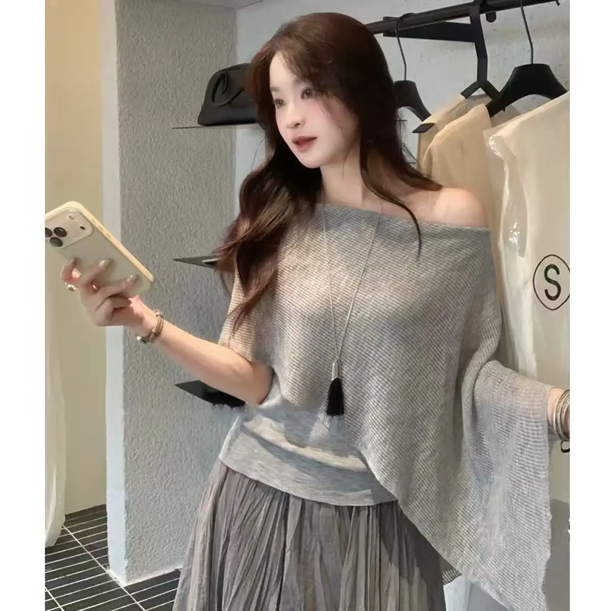 Gray sweater (ready in stock)