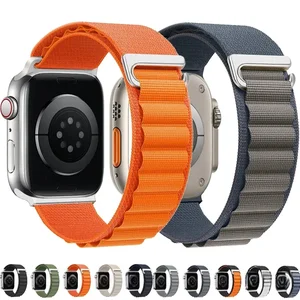 Alpine Armband für Apple Watch Band 49mm 44 mm 45 40 41 42 46 38 mm Correa Iwatch Ultra Serial 10 9 8 7 Se 6 5 4 3 2 8 Hauptverkaufsarmbänder für Apple Watch 44 mm - №7