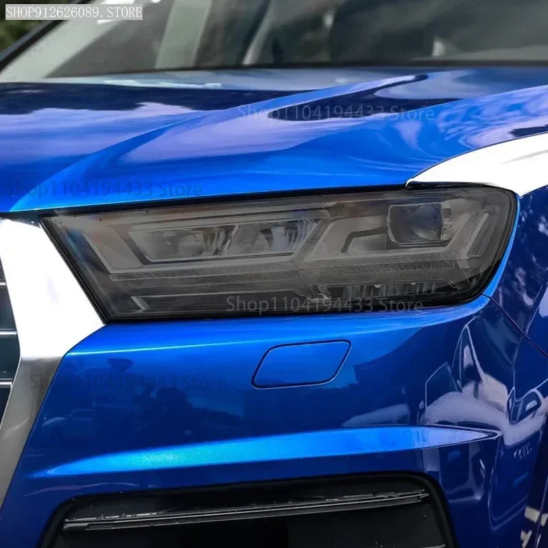 

Для Audi Q7 SQ7 4M 2016-2019 ТПУ автомобильные внешние фары защитная пленка против царапин виниловая наклейка на фары аксессуары