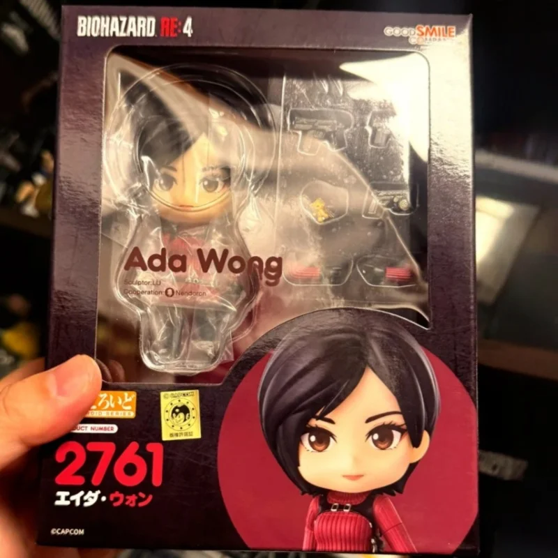 

In Stock Original Resident Evil 4 Ada Wong Action Figures Q Version Collectible Model Kawaii Anime Merchandise Birthday Toy Gift