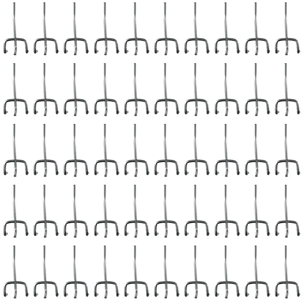 50Pcs Pegboard Hooks Grid Wall Mesh Retail Display Shop Peg Goods Shelf Panel Pegboard Hooks Home Storage Hang