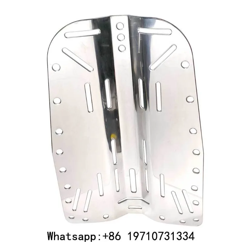 316SS Scuba Diving Backplate Tech Cave Diving BCD Holder Harsh Environments Compatible for Technical Deep and Wreck Diving