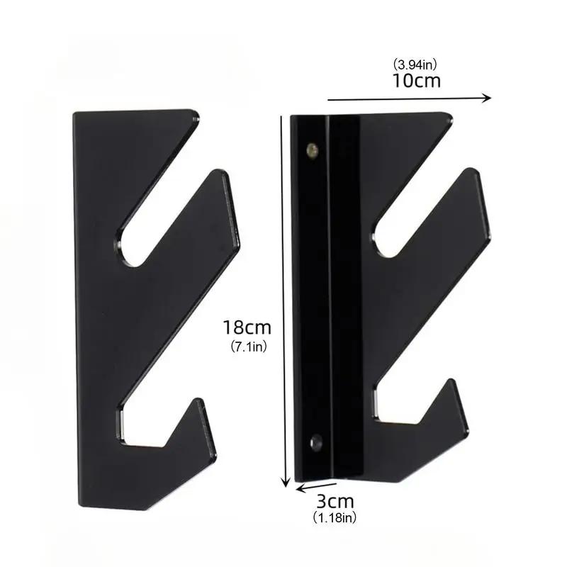 Skateboard Wall Mount Acrylic Display Deck Holder Sliding Plate Bracket Quick Installation For Roller Skates Longboard