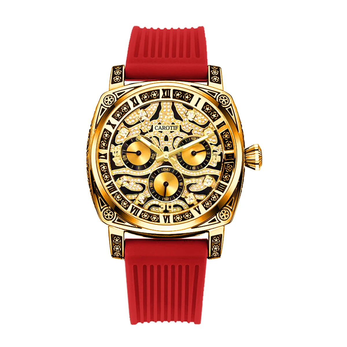 New men\'s watch with retro style, classic and versatile, light luxury, fashionable trend, high-end niche luminous quartz watch