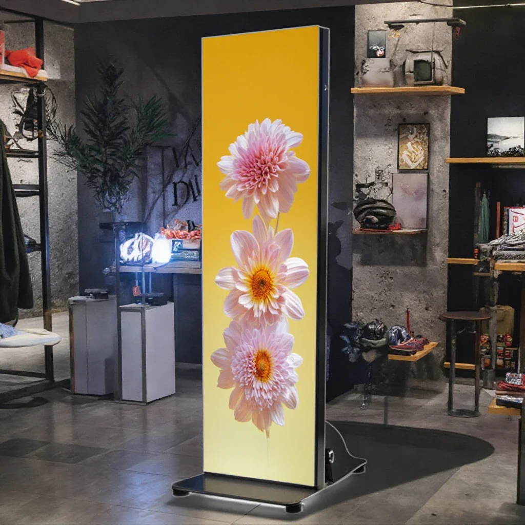 XGL New Design COB Screen for Indoor Advertising High Refresh LED Poster Display Video Media Elevators Floor Installation Type