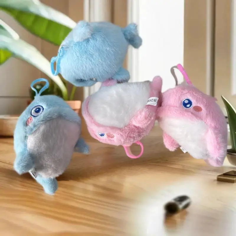 魅力的なぬいぐるみクジラ海洋動物人形おもちゃ、キーホルダー、バッグチャーム、バックパック飾り