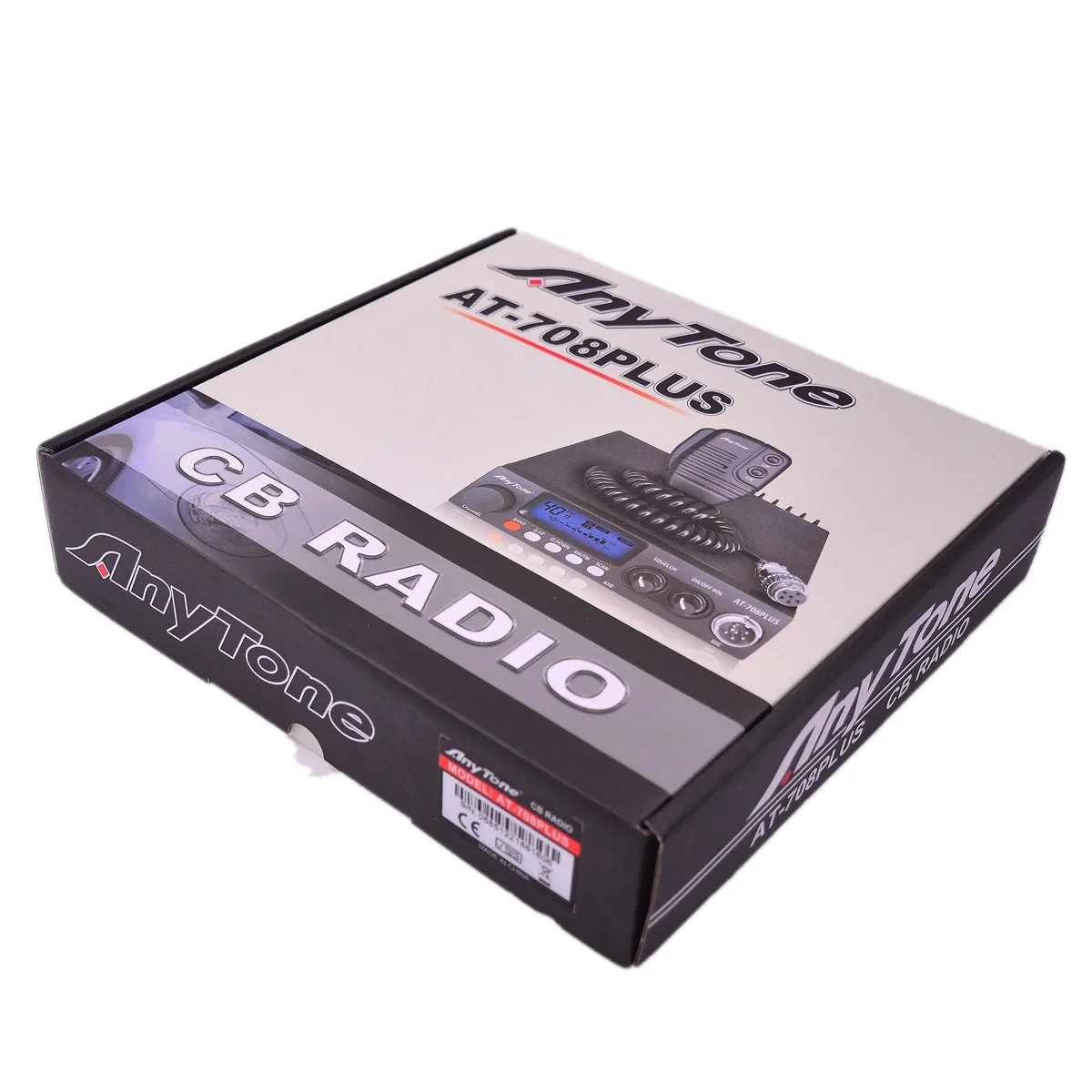 Anytone AT-708 Plus CB Radio City Band 24-29Mhz Vehicle Truck Base Station AM FM  Receiver Scan ASQ Intercom Mobile Transceiver