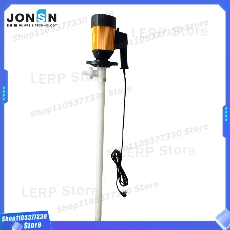 High Pressure Stainless Steel Centrifugal Drum Pump Electric Pneumatic For High Viscosity Liquid Conveying 120L Min Flow Rate