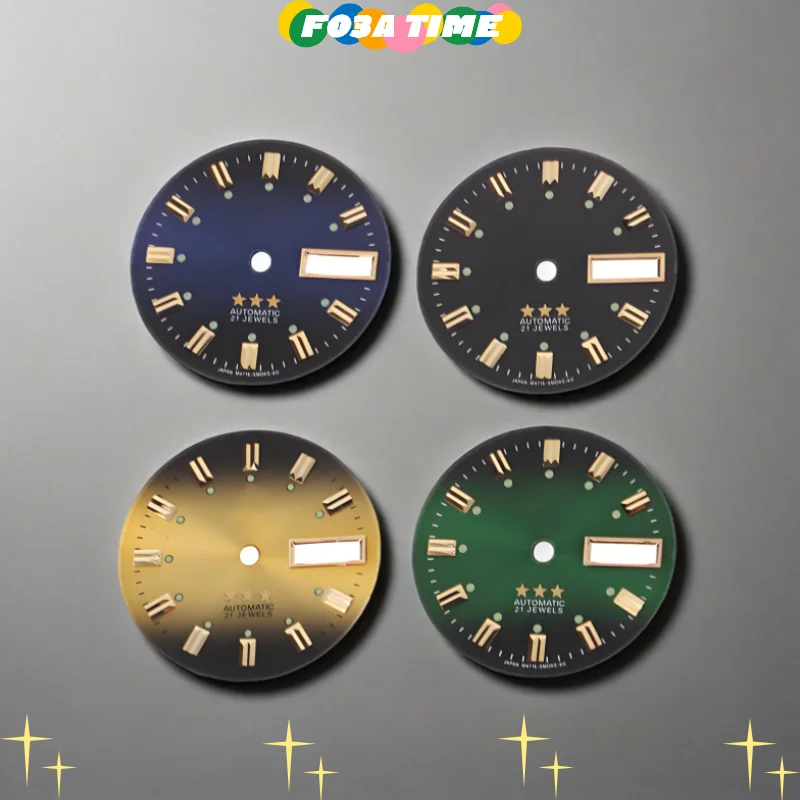 

Винтажные часы с 3 звездами, двойной календарь, буквальный календарь для 46941/46943, механизм, аксессуары для мужских часов