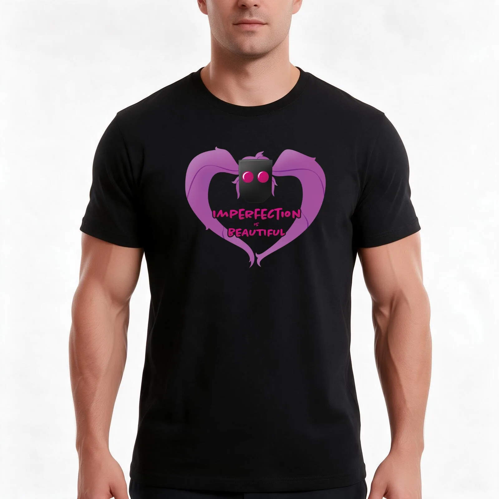 Entrapta: Imperfection is BEAUTIFUL T-Shirt, Summer Casual Cotton Tee, Oversized Streetwear Tops, Vintage Graphic Print
