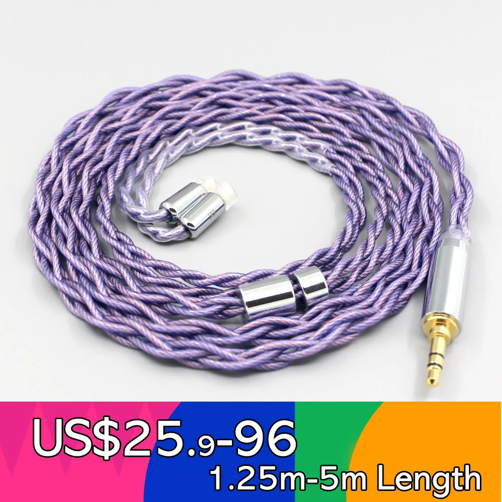 

Type2 1.8mm 140 cores litz 7N OCC Headphone Earphone Cable For Sennheiser IE8 IE8i IE80 IE80s Metal Pin LN007866