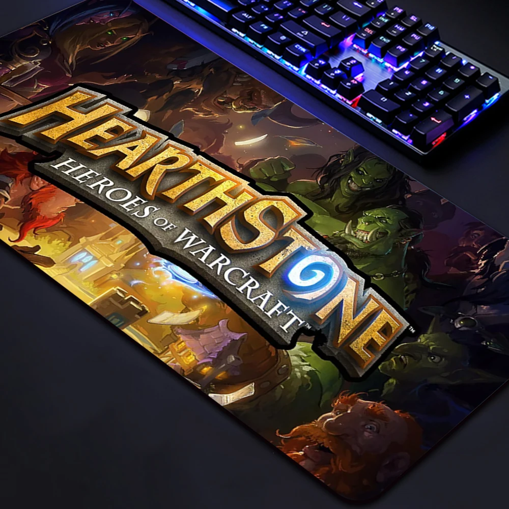 Mouse Pad Gamer Custom HD Computer Desk Mats Keyboard Pad Hearthstone Heroes of Warcraft Natural Rubber Carpet Table Mat