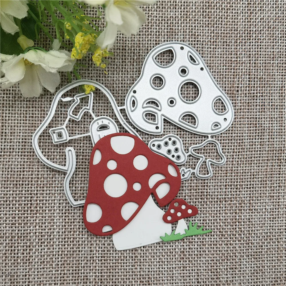 Mushroom House Frame Metal Cutting Dies Stencils For DIY Scrapbooking Decorative Embossing Handcraft Template