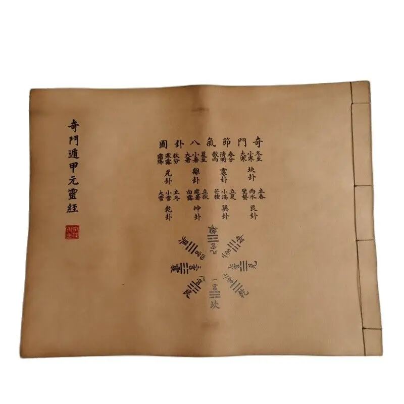 

Китайская старая книга Китайский фэн-шуй «Qimen Dunjia Yuan Lingjing»