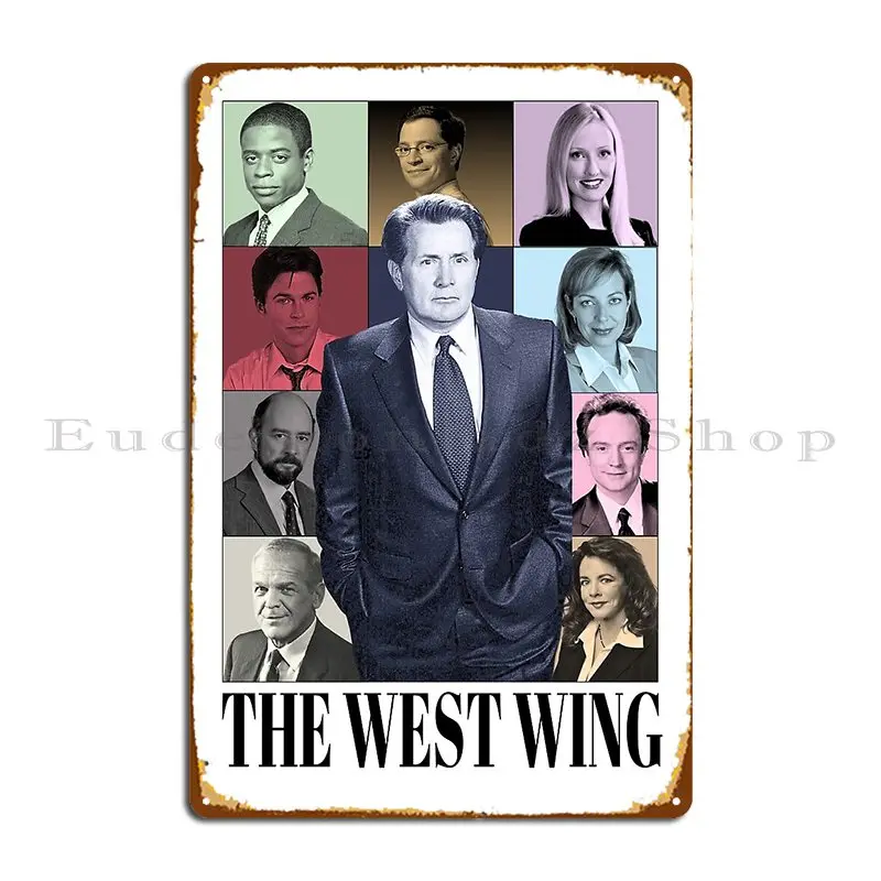 Póster de placa de Metal The West Wing Eras Tour, cueva de Pub, Mural de pared personalizado para el hogar, cartel de estaño