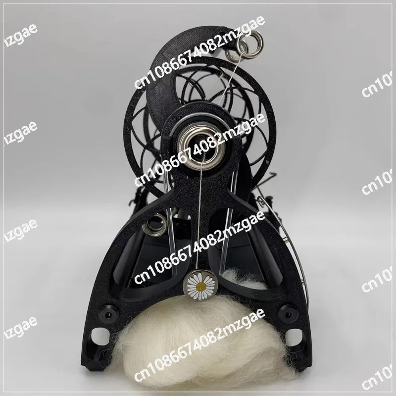 

Transforms Cat/Dog Fur Into Yarn Adjustable Speed 0-800 RPM Electric Mini Spinning Wheel for Home Use