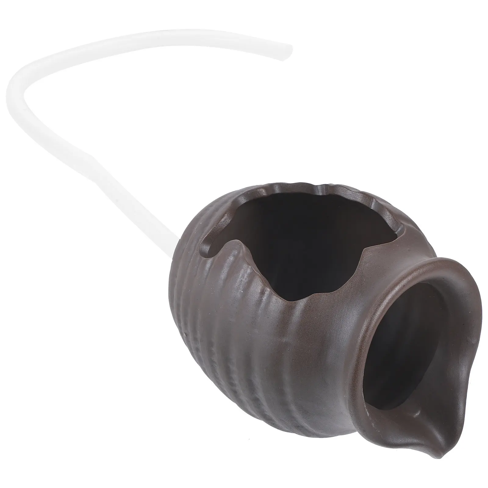 Creative Ceramic Jar Fountain Decor with Natural Water Flow for Garden Outdoor Landscape Waterfall Circulating Fountain Jar