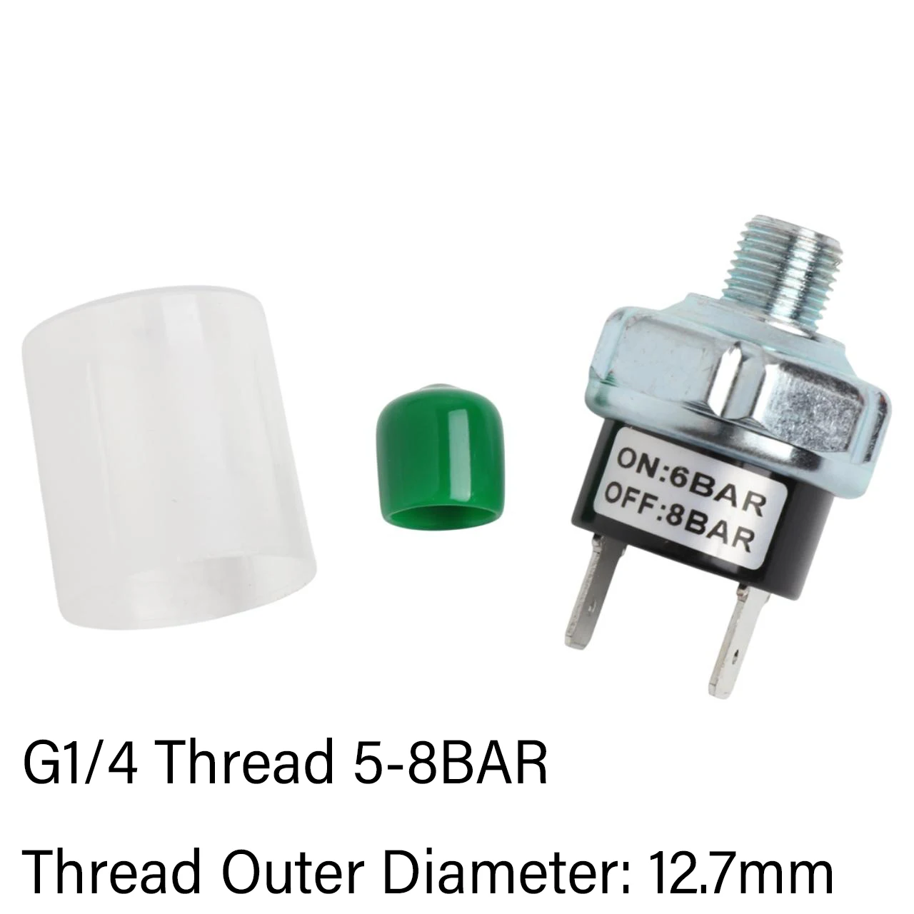 Air Compressor Pressure Switch G1/4 G1/8 Threaded Air Compressor Pressure Control Switch For Air Horns Tank Pressure Switches