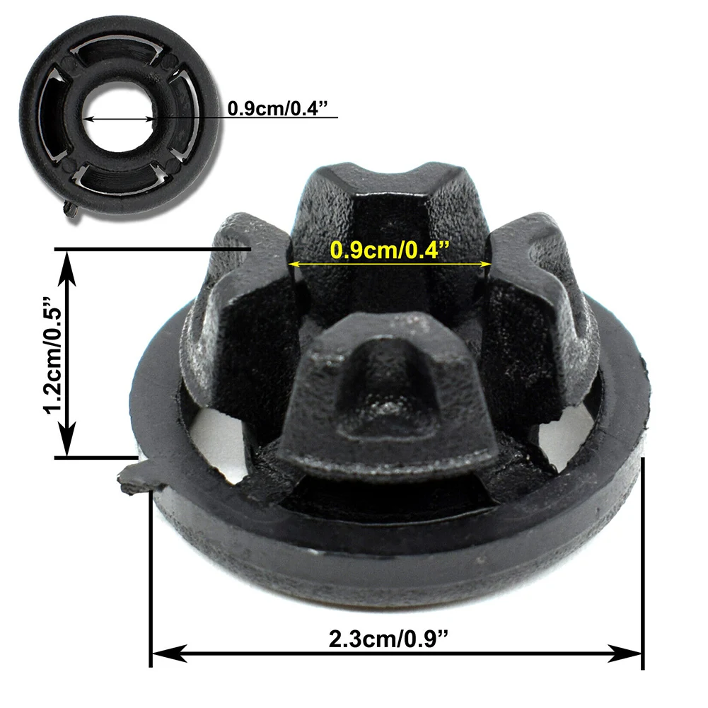 Car Hood Support Prop Rod Grommet For Ford Focus / For C-Max / For Fusion / For Escape Kuga For Mondeo W712889-S300 Black Clips