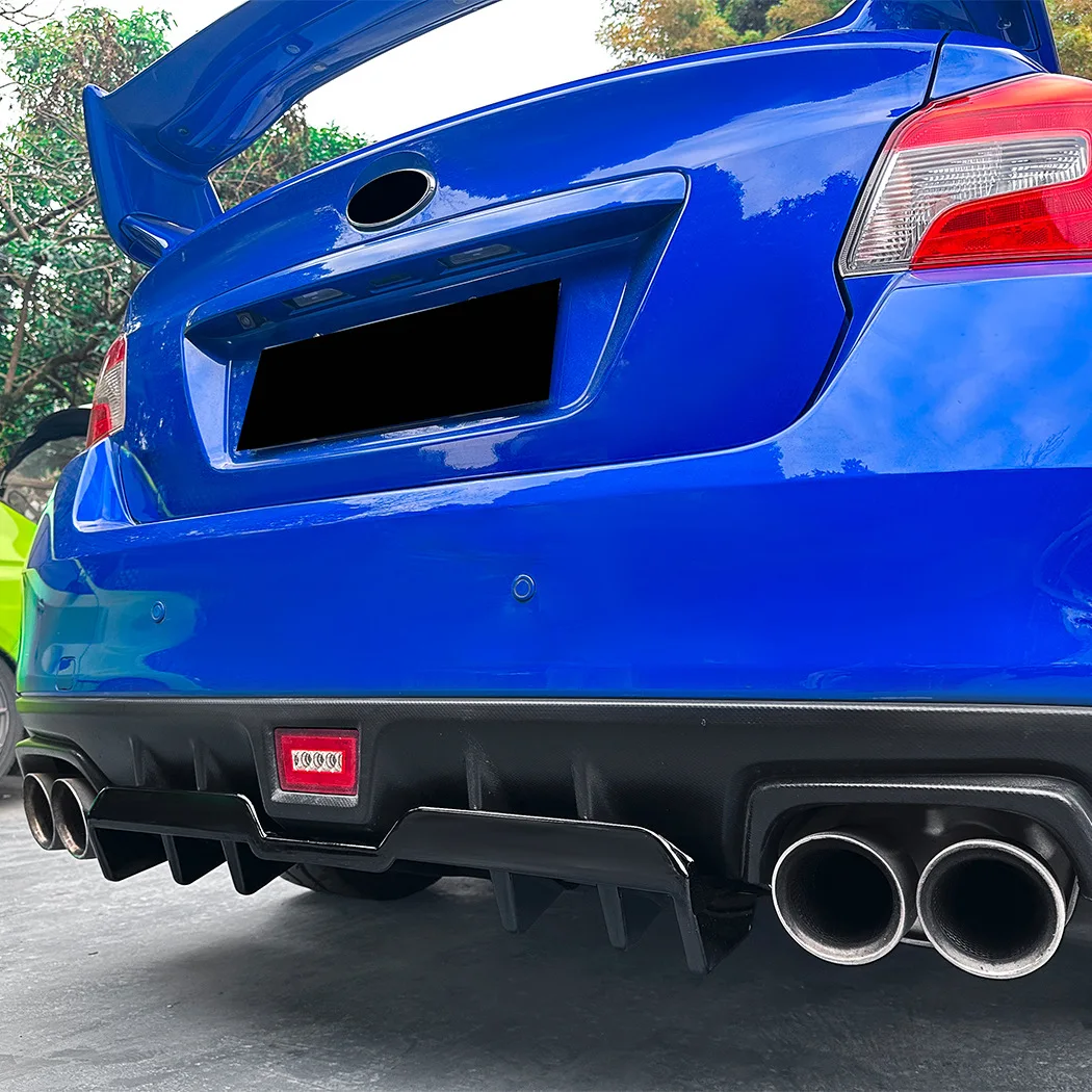 Rear Bumper Diffuser Lip for Subaru WRX STI VA 2015 2016 2017 2018 2019 2020 2021 Lower Spoiler Splitter Plate Body Kits Guard view 5