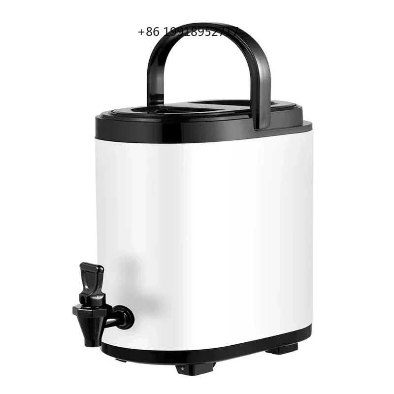 Insulated Beverage Dispenser 8L Stainless Steel Drink Container Hot Cold Drink Server for Parties Thermal Drink Jug