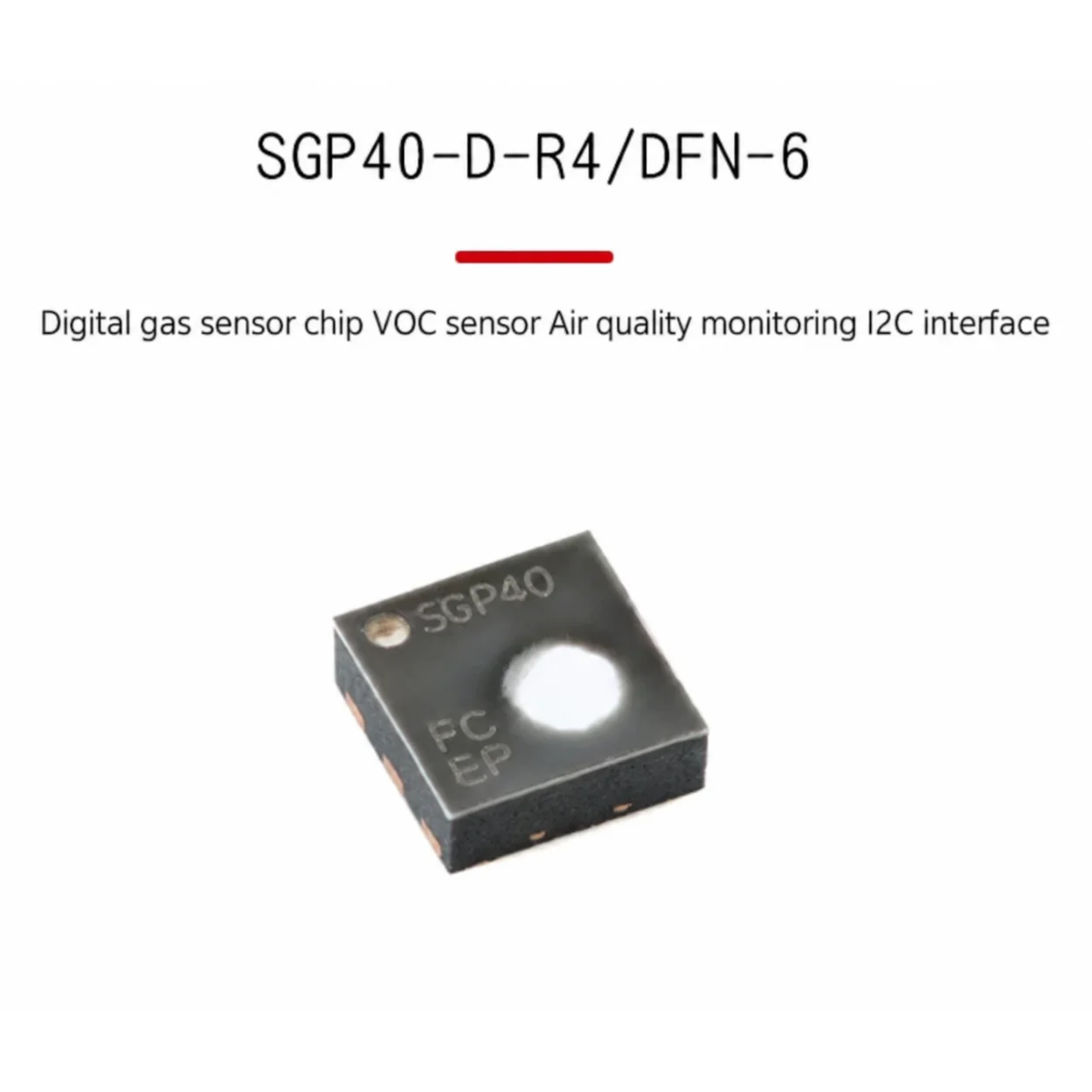 1/5/10pcs Original SGP40-D-R4 DFN-6 Digital Gas Sensor Chip Air Quality Monitoring I2C Interface
