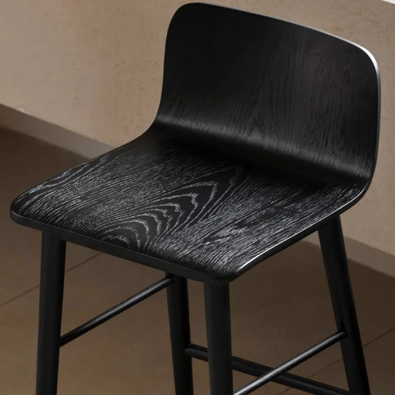 Sedia da bar nordica di design Soggiorno moderno e semplice Sgabelli da bar ergonomici Banchi reception Rilassanti mobili da bar Chaise De
